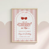 Poster Cherry First Coquette Girls 1er anniversaire