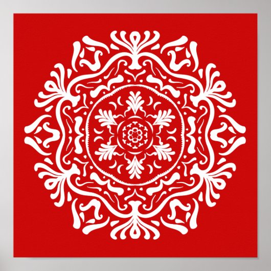 Poster Cherry Mandala (Devant)