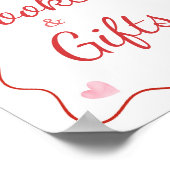 Poster Cherry on Top Pink Bow Baby showers Livres et Cade (Coin)