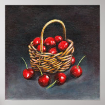 Cherry rouge acrylique original