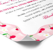 Poster Cherry Sweet Rose Coquette Bow Gingha Time Capsule (Coin)