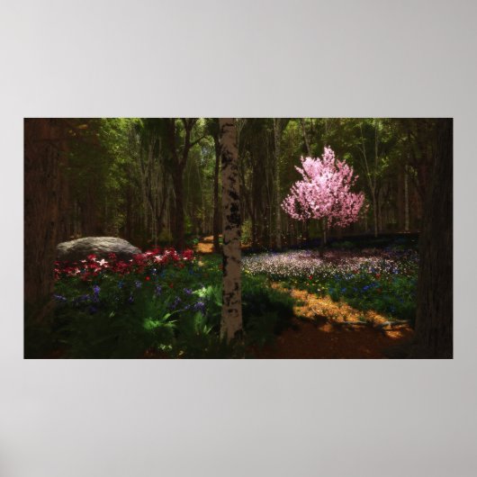 Poster Cherry Tree Concerto Print (Devant)