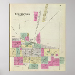 Poster Cherryvale, le comté de Montgomery, le Kansas