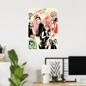 Poster Chers Coeurs et gentils (Bureau à domicile)