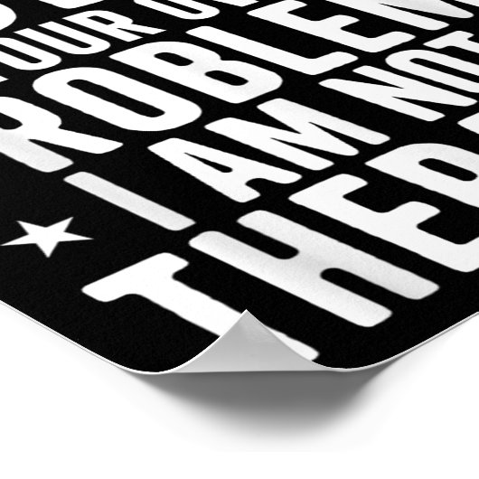 Poster Chers Maths Résolvez vos propres problèmes Je ne s (Coin)