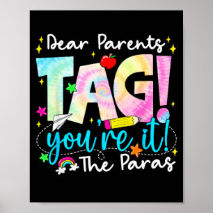 Poster Chers parents Tag Youre It Love pour Dernier jour