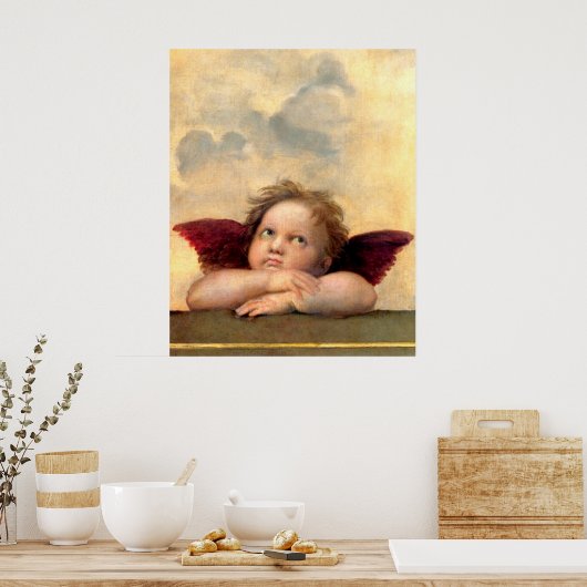 Poster Cherub by Raphael (Cuisine)