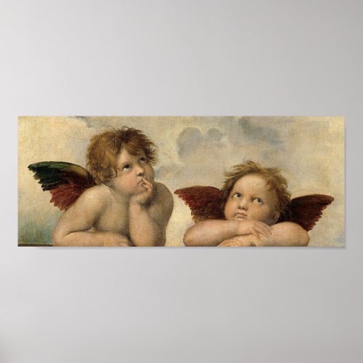 Poster Chérubins Anges Raphaël (Devant)