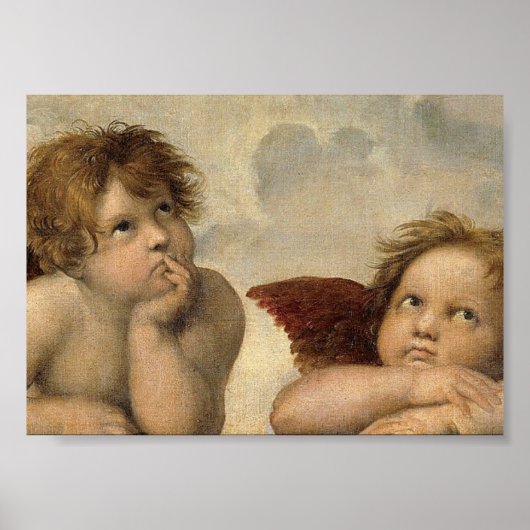 Poster Chérubins Anges Raphaël (Devant)