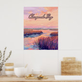 Poster Chesapeake Bay Annapolis Maryland Virginie Sunrise (Cuisine)