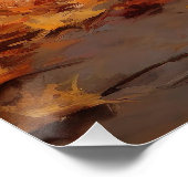 Poster Chesapeake Bay Terrier en congé d'automne (Coin)