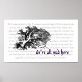 Poster Cheshire Cat (Devant)