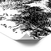 Poster Cheshire Cat Matte (Coin)