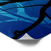 Poster Cheshire Chat - Bleu (Coin)