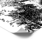 Poster Cheshire Chat Sourire Alice au pays des merveilles (Coin)