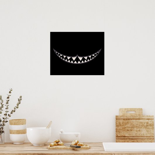 Poster Cheshire Grin III (Cuisine)