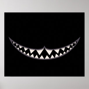 Poster Cheshire Grin III