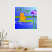Poster Chesire La Grenouille Végane (Cuisine)