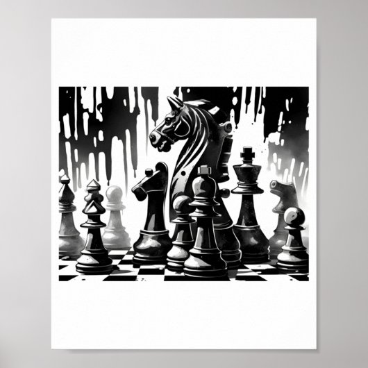 Poster Chess Board  (Devant)