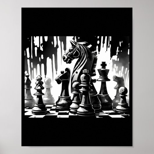 Poster Chess Board  (Devant)