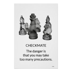 Poster Chess Checkmate Perfect Poster