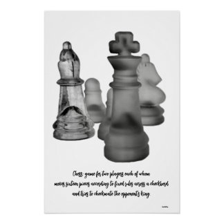 Poster Chess Game Perfect Poster