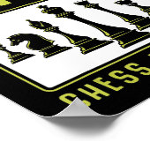Poster Chess Heartbeat Chess Master Chess Club (Coin)