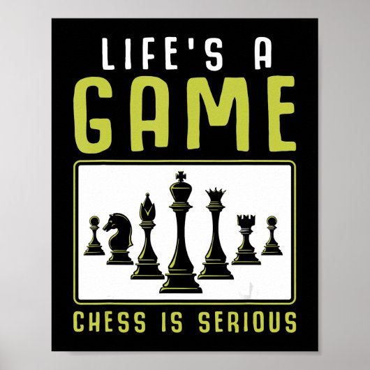 Poster Chess Heartbeat Chess Master Chess Club (Devant)
