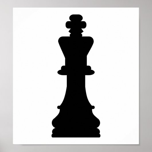 Poster Chess king (Devant)