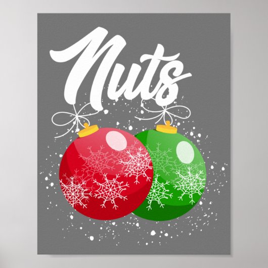 Poster Chest Nuts Christmas Matching Couple Chestnuts (Devant)