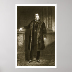 Poster Chester Alan Arthur, 21ème président du St uni