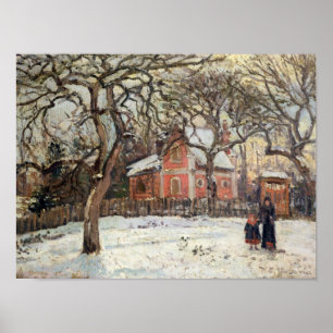 Poster Chestnut Trees at Louveciennes, c.1871-2