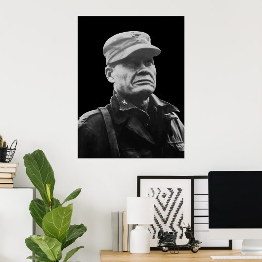 Poster Chesty Puller — Héros de guerre (Bureau à domicile)