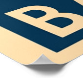 Poster Chet Baker Espère les tailles de l'histoire du jaz (Coin)