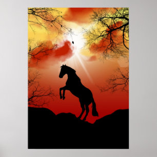 Poster Cheval