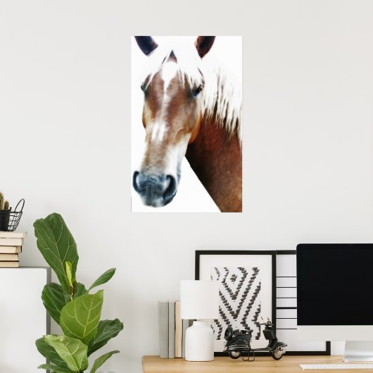 Poster Cheval (Bureau à domicile)
