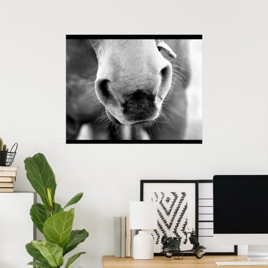 Poster Cheval (Bureau à domicile)