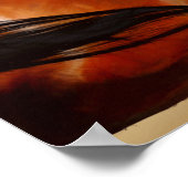 Poster Cheval à huile (Coin)