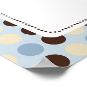 Poster Cheval à rocher Anniversaire Bannière Garçon (Coin)