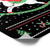 Poster Cheval À Rocher Pour Enfants Et Enfants Noël Noël  (Coin)