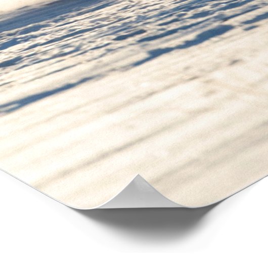 Poster Cheval à travers la neige (Coin)