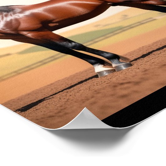 Poster cheval américain (Coin)