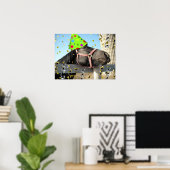 Poster Cheval animal de fête (Bureau à domicile)