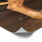 Poster Cheval/animal du carrousel du lion en ruines (Coin)