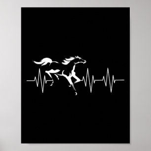 Poster Cheval animal Oreiller Cheval Cheval Cadeau Cheval