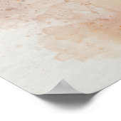 Poster Cheval Aquarelle Art (Coin)