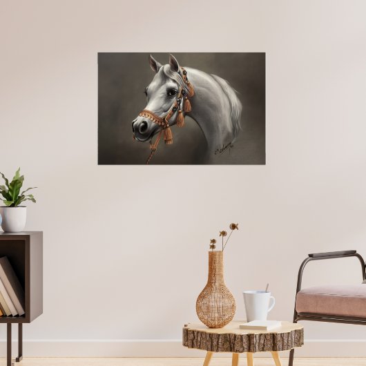 Poster Cheval arabe Beaux-Arts (Salon 3)