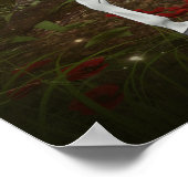 Poster Cheval arabe gris (Coin)