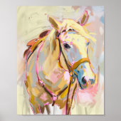 Poster Cheval Art, Décor Cowgirl, Western Ranch (Devant)