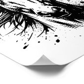 Poster Cheval Art Pour Hommes Femmes Cheval Portrait Eque (Coin)